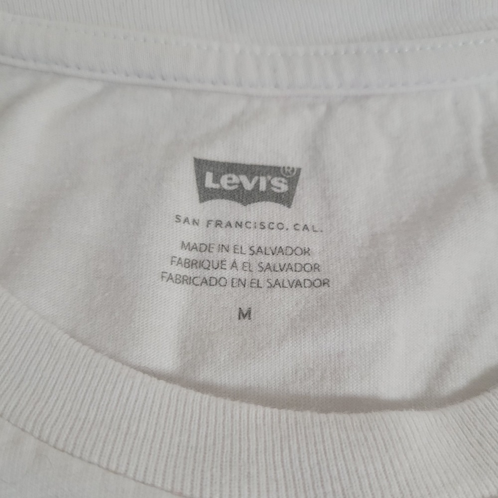Levi Strauss T-Shirt Tee Size M Short Sleeve Tagless Unisex Graphic 1387 - Picture 4 of 8